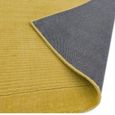 Contemporary Plain York Rug - Yellow - Sizes Available