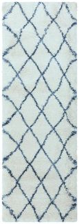 Cosy Textures Alto Rug - AL03 - Cream and Blue - Sizes Available