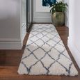 Cosy Textures Alto Rug - AL03 - Cream and Blue - Sizes Available