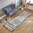 Cosy Textures Alto Rug - AL04 - Cream and Grey - Sizes Available