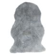 Cosy Textures Auckland Luxury Rug - Silver Faux Sheepskin - Sizes Available