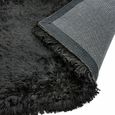 Cosy Textures Plush Rug - Black - Sizes Available