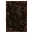 Cosy Textures Plush Rug - Dark Chocolate - Sizes Available