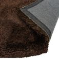 Cosy Textures Plush Rug - Dark Chocolate - Sizes Available
