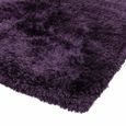 Cosy Textures Plush Rug - Purple - Sizes Available