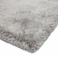Cosy Textures Plush Rug - Silver - Sizes Available