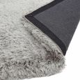 Cosy Textures Plush Rug - Silver - Sizes Available