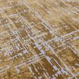 Easy Kuza Rug - Abstract - Gold - Sizes Available