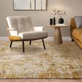 Easy Kuza Rug - Abstract - Gold - Sizes Available