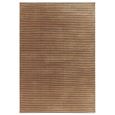 Easy Kuza Rug - Plain Stripe - Terracotta - Sizes Available