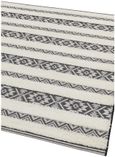 Easy Monty Rug - Stripe - MN03 - Black and Cream - Sizes Available