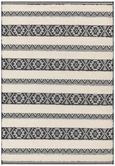 Easy Monty Rug - Stripe - MN03 - Black and Cream - Sizes Available