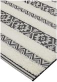 Easy Monty Rug - Stripe - MN03 - Black and Cream - Sizes Available