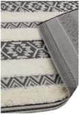 Easy Monty Rug - Stripe - MN03 - Black and Cream - Sizes Available