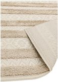 Easy Monty Rug - Stripe - MN04 - Natural and Cream - Sizes Available