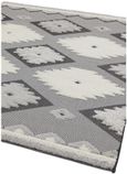 Easy Monty Rug - Tribal - MN01 - Black and Cream - Sizes Available