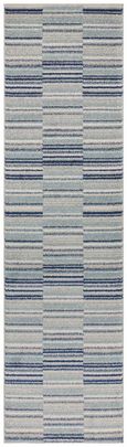 Easy Muse Rug - Stripe - MU05 - Blue - Sizes Available