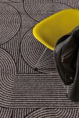 Easy Muse Rug - Swirl - MU01 - Charcoal - Sizes Available