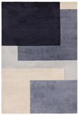 Easy Sketch Rug - Blocks - Blue - Sizes Available