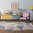Easy Sketch Rug - Kaleidoscope - Pastel - Sizes Available