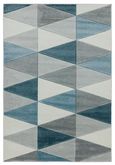 Easy Sketch Rug - Kite Blue - Multi Colour - 80cm x 150cm
