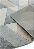 Easy Sketch Rug - Rhombus - Grey - Multi Colour - 80cm x 150cm