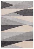 Easy Sketch Rug - Segment Grey - Multi Colour - 80cm x 150cm
