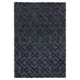 Natural Weaves Rug - Dixon Trellis - Black - Sizes Available