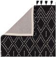 Natural Weaves Rug - Nepal - Black and Cream Diamond - Sizes Available