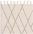 Natural Weaves Rug - Nepal - Cream and Black Linear - Sizes Available