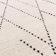Natural Weaves Rug - Nepal - Cream and Black Linear - Sizes Available