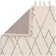 Natural Weaves Rug - Nepal - Cream and Black Linear - Sizes Available