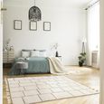 Natural Weaves Rug - Nepal - Cream and Black Tile - Sizes Available