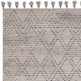 Natural Weaves Rug - Nepal - Grey and Black - Diamond - Sizes Available