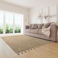 Natural Weaves Rug - Nepal - Sand and Cream - Linear - Sizes Available