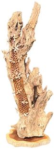 Beehive Sculpture - 20 Bees - Teak Root
