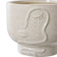 Ceramic Flower Pot - Beige