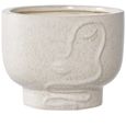 Ceramic Flower Pot - Beige
