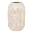 Ceramic Vase - Beige - Spotted