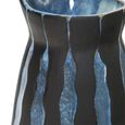 Vase - Black and Blue - Ceramic