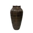 Vase - Black and Brown - Polyresin