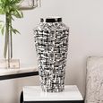 Vase - Black and White - Ceramic - Small