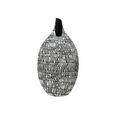 Vase - Black and White - Polyresin - Large