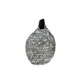 Vase - Black and White - Polyresin - Small