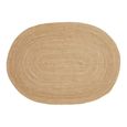 Bombay Rug - Oval - Natural Jute - 200cm x 140cm