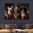 Bull Dogs Tempered Glass Wall Art