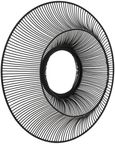 Chico Black Metal Wire Mirror