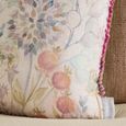 Clearance - Voyage Maison Country Cream Hedgerow Printed Square Cover - FSS16422