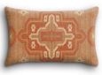 Dewas Kilim Orange Cushion - Large