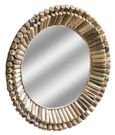 Driftwood Bamboo Round Wall Mirror